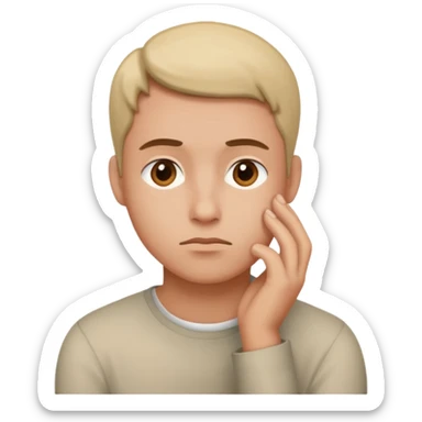 image, where developer think about telling somebody something sticker