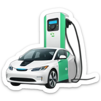 ev charger sticker
