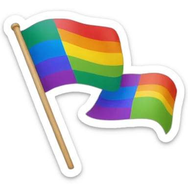 lgbt flag sticker