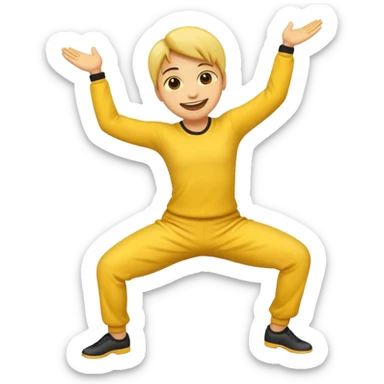 Emoji twerking sticker