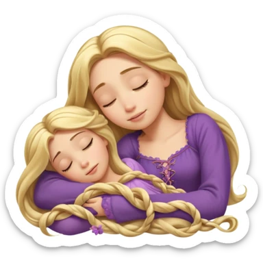 Sleeping Rapunzel (Tangled) sticker