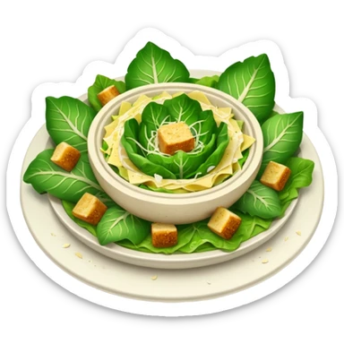 Charred sprout caesar salad sticker