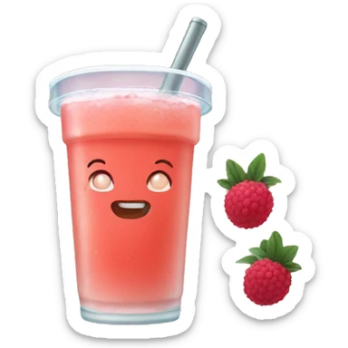 lychee boba sticker