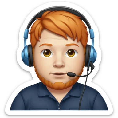 CaseOh, the fat ginger stramer sticker