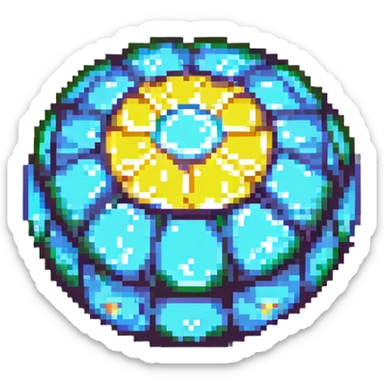gime me an emoji of the fairy as a ball of light in zelda sticker