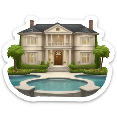 luxurious mansion sticker