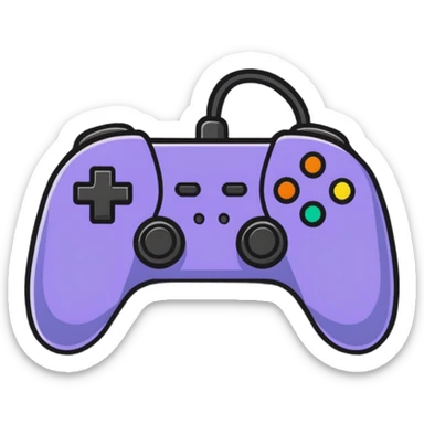 Colorful gaming platform logo for 'qbix88' with controller, community of players, and victory trophy sticker