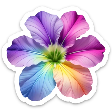 Pastel Rainbow Petuina sticker