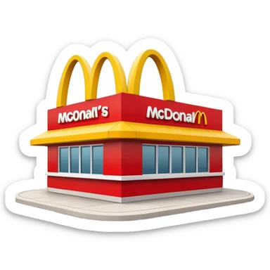 McDonald's sticker