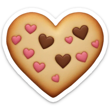 heart cookie sticker