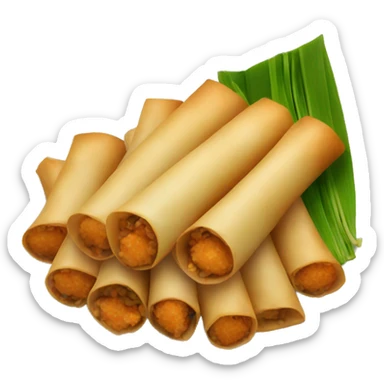 plate of lumpia sticker