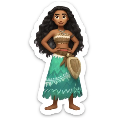 princess moana sticker