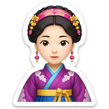 korean traditional sticker