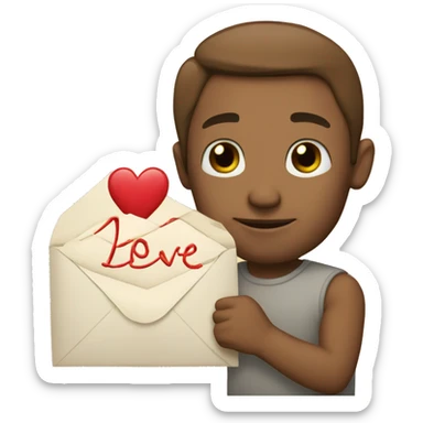 love letter sticker
