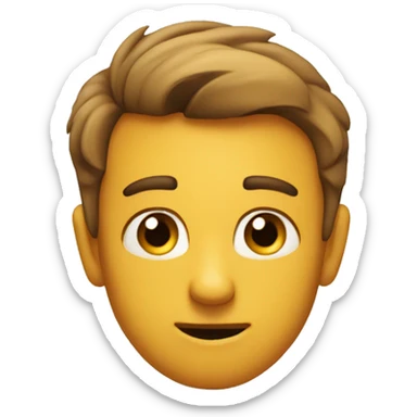 Smirk and confusion  sticker