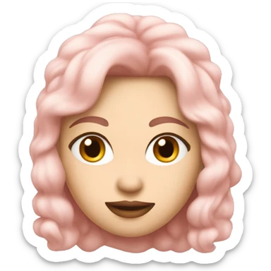 Light pink coquette  sticker