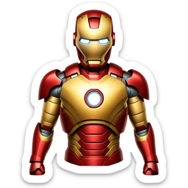 Iron Man superhero sticker