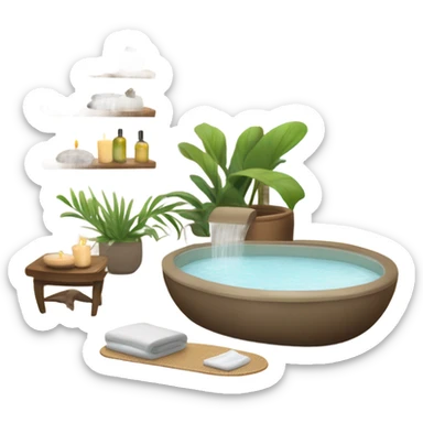relax spa sticker