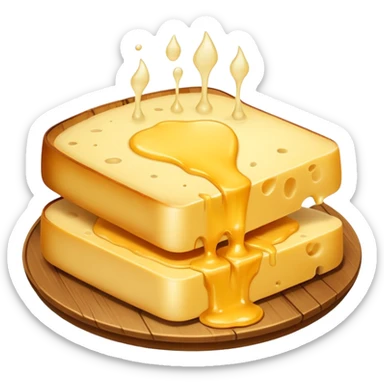 raclette cheese sticker