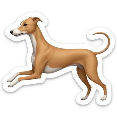 Greyhound working sticker