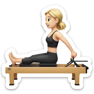 Pilates reformer  sticker