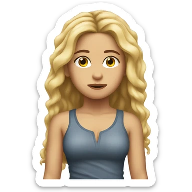 Sad Shakira sticker
