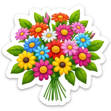 bouquet of flowers sticker