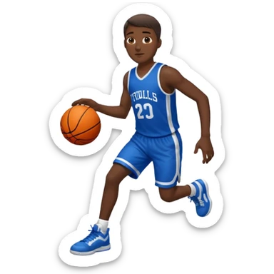 man basketball sticker