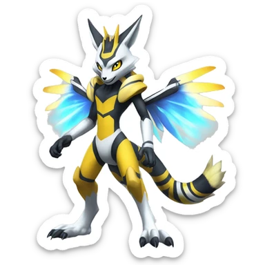 Metabee Renamon Zeraora Full body sticker