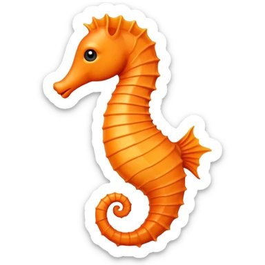 Make a seahorse emoji  sticker