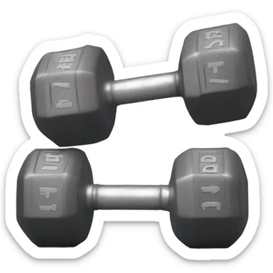 Dumbbells sticker