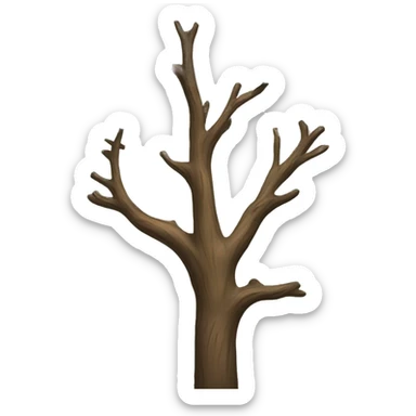 branches in the woods sticker