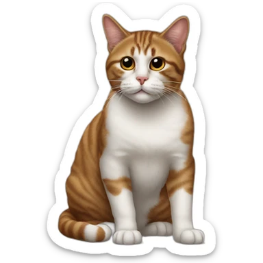 lebron james on a cat sticker