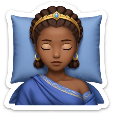 Princess Shuri sleeping  sticker