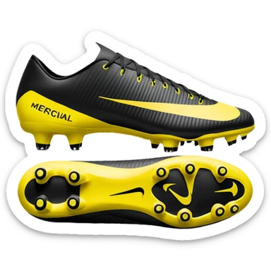 Nike Mercurial Vapor football boot, detailed, side view sticker