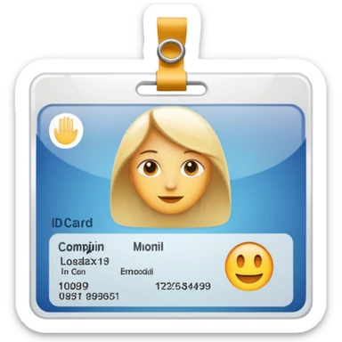 ID Card Scan sticker