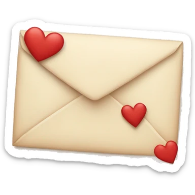 Love letter sticker