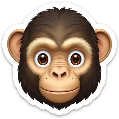 Chimpanzee sticker