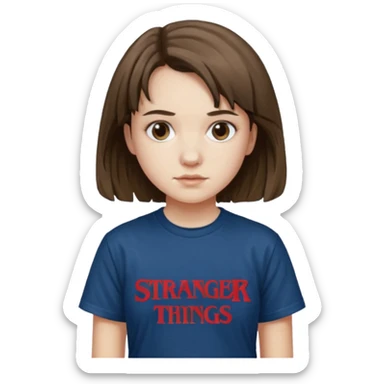 Stranger things sticker