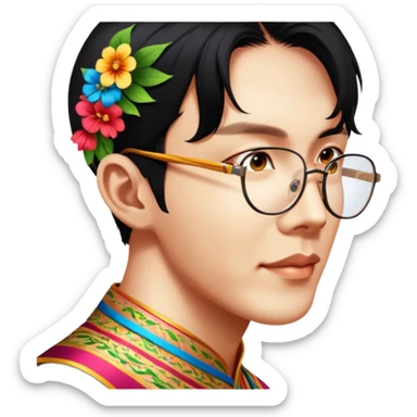 Traditional Dancer sticker