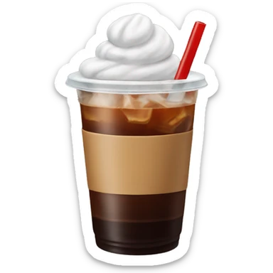 iced americano to go sticker