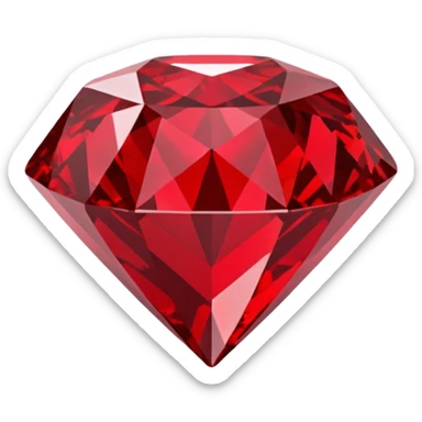 Red diamond with "RED" written on its front sticker