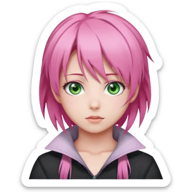 Naruto anime ka Sakura sticker