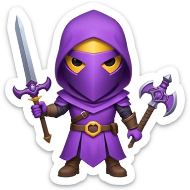Cultist in rush royale sticker