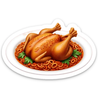 Jollof chicken sticker