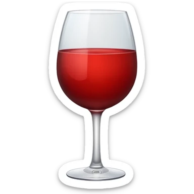 I want an emoji that describes that no drinks allowed but with a glass of wine sticker