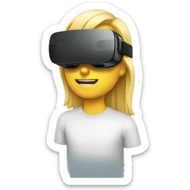 VR headset sticker