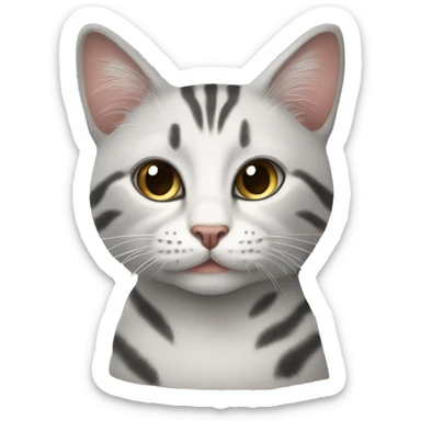 нарисуй смешного котика который пьет чай sticker