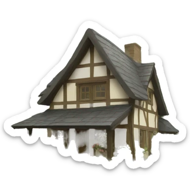 Cottage core emoji sticker