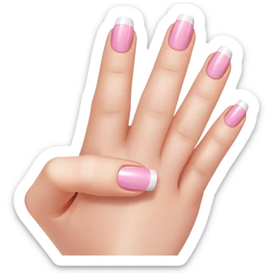 french mani  sticker
